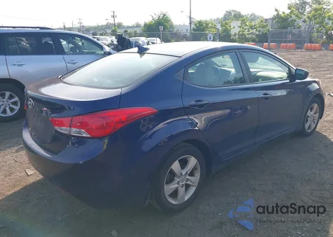 2013 Hyundai Elantra Gls from USA, damaged, VIN 5NPDH4AE7DH270539